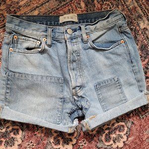 Free people denim shorts